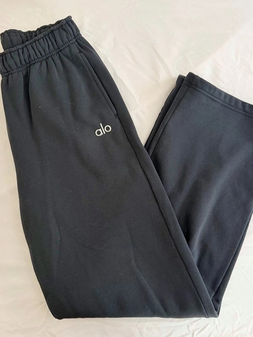 Alo Accolade Straight Leg Sweatpants Anthracite